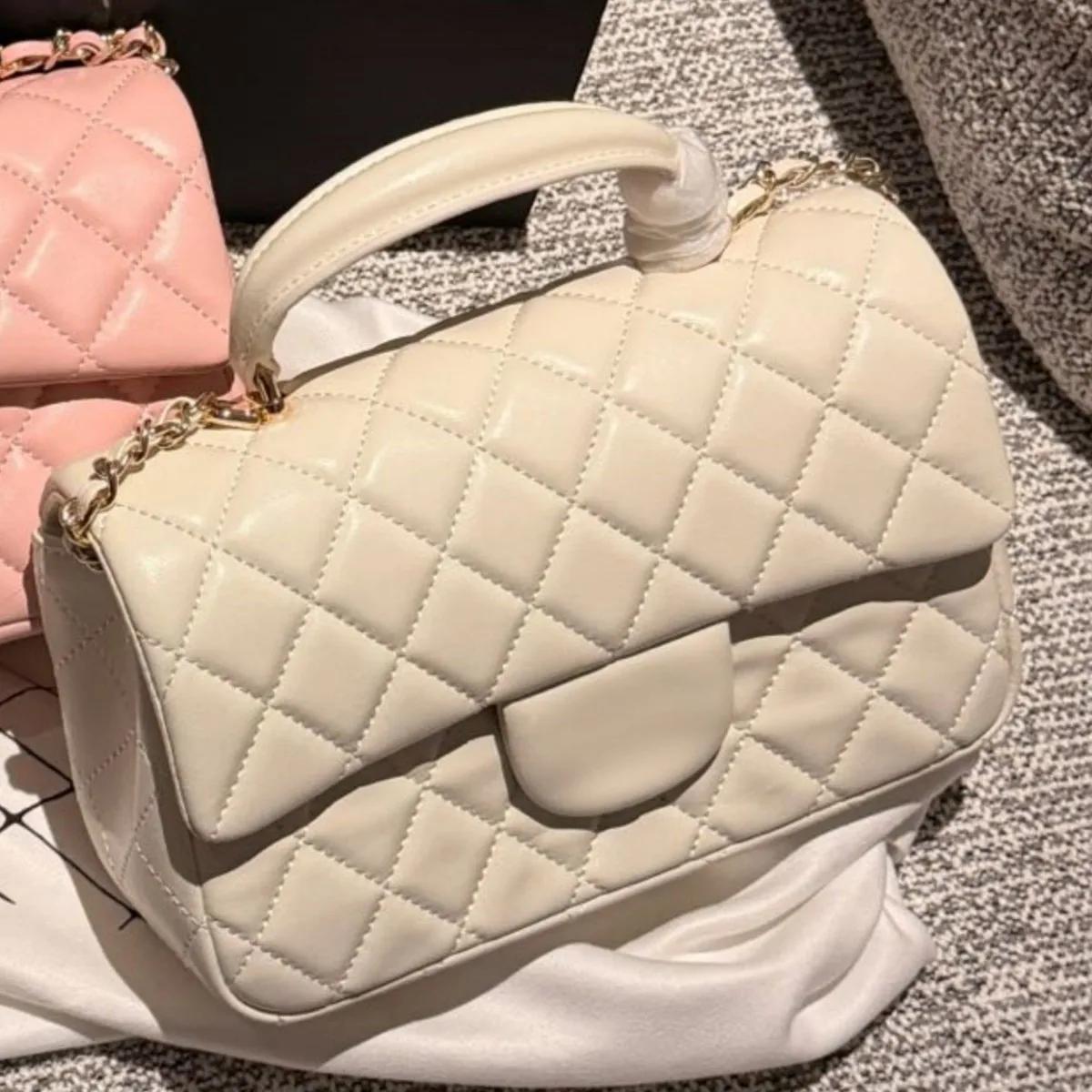 Simple Diamond Grid Handbag 2026 New Single Shoulder Bag Crossbody Women's Bag Chain Strap Leather Handbag ZA298 - AliExpress Women's Handbags