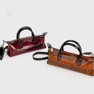 SpicyCapSoul Crocodile Pattern Spicy Capsoul Head Layer Leather Handbag Long Rectangle Women's Bag Crossbody Shoulder Bag - AliExpress Women's Handbags