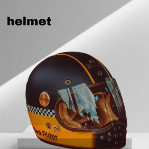 Carbon fiber motorcycle helmet retro full helmet, men's and women's all season universal fiberglass motorcycle summer riding saf - AliExpress Motorcycle Equipments