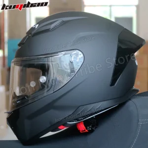 Kuqibao ECE DOT Certified Full Face Motorcycle Helmet for Men Women All Seasons Street Racing Motorbike Crash Helmet - AliExpress Motorcycle Equipments