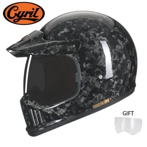 Full Face Motorcycle Helmet Lightweight Carbon Fiber Helmet Racing for Men Women DOT Ece-R22/05 Approved CYRIL FF380 - AliExpress Motorcycle Equipments