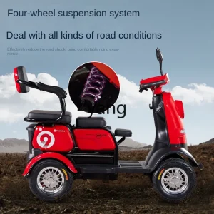 LTT high-end four-wheel electric vehicle women small household scooter for the elderly - AliExpress Motorcycle & ATV