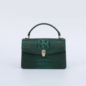 2025 New Design Crocodile Bone Leather Women's Handbag Genuine Leather Lady Shoulder Crossbody Bag Fashion Small Square Bag 45 - AliExpress Women's Handbags