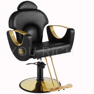 Best Selling Black Gold Barber Chair Women's Styling Salon Chair Hairdressing Makeup Chair for Beauty Salon - AliExpress Hair Care & Styling