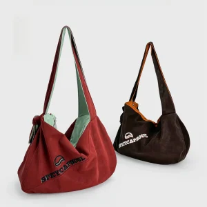 SpicyCapSoul Protein PU Velvet Tote Bag Women's Crossbody Shoulder Bag American Retro Style Fashion Handbag New Condition - AliExpress Women's Handbags
