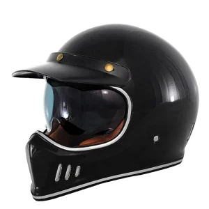 Full Face Motocross Helmet Men Women Vintage Street Moto Helmet DOT Approved Scooter Moto Helmet Warm Snowmobile Accessories - AliExpress Motorcycle Equipments