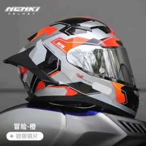 Full Face Motorcycle Helmets for Men Women All Season  ECE Riding Helmets with Dual Visor Sun Protection Large Rear Spoiler - AliExpress Motorcycle Equipments