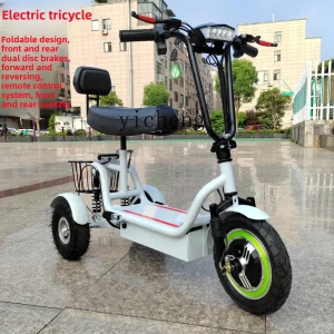 TQH electric tricycle 12 inch men and women adult light scooter folding mini three-wheeled battery car - AliExpress Motorcycle & ATV