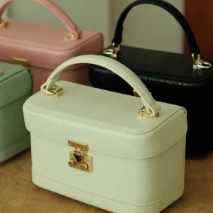 Fashion Blue Printed Design Box BagHandbag For Women Genuine Leather Tote Shoulder Bag Real Leather Simple Lady Crossbody Bag - AliExpress Women's Handbags