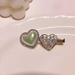 Premium Pearl Hair Clip for Women Elegant Side Fringe Clip Korean Style Heart Shape Hair Pin Lightweight Soft Durable - AliExpress Hair Care & Styling