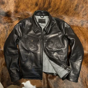 Uncoated Full Grain Calfskin Leather Jacket Batik Cowhide American Motorcycle Men Women Chaqueta Cuero Moto Vintage - AliExpress Motorcycle Equipments