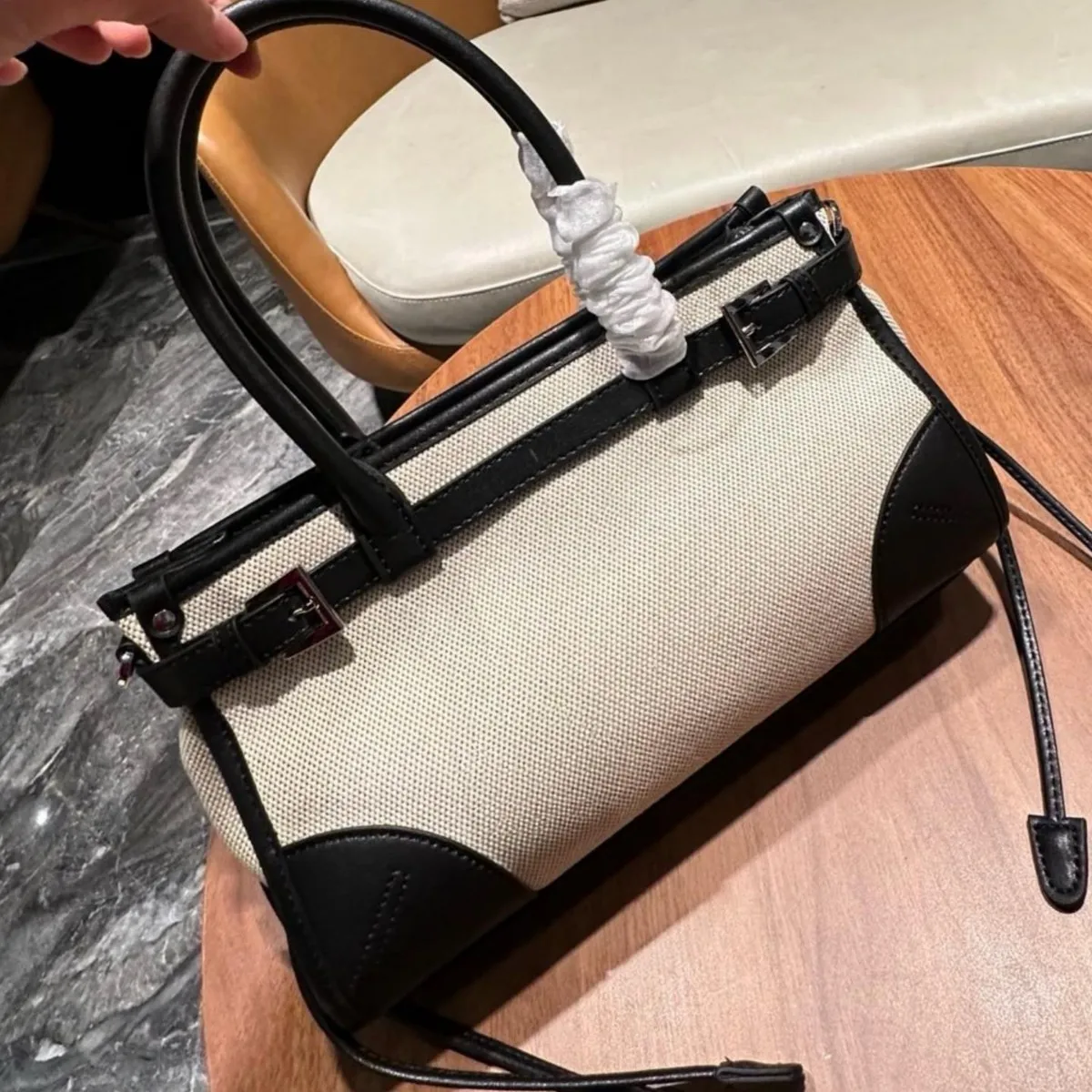 Denim Canvas Shoulder Crossbody Bag Women's Handbag Underarm Bag 2026 New Style Single Strap Diagonal Stitching Element - AliExpress Women's Handbags
