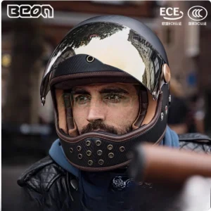 EON Classic Retro Motorcycle Helmet Men Women Cafe Racer Helmets Fiberglass Casco Moto Lightweight Casco Vintage Cruise Moto - AliExpress Motorcycle Equipments