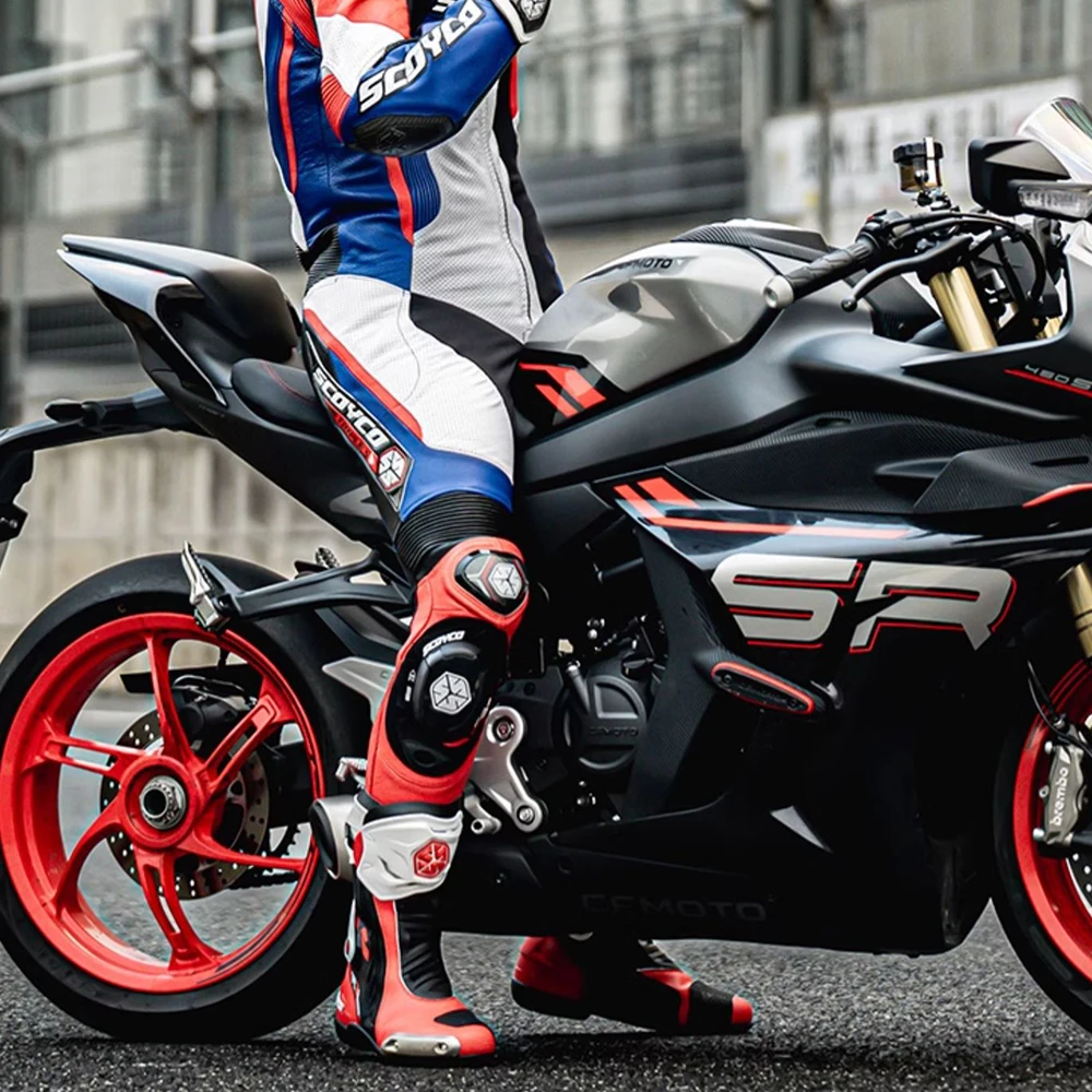 SCOYCO Knee-High Motorcycle Boots For Men Women Off-Road Highway Riding Durable Anti-Slip Sole Ankle Support All-Terrain Grip - AliExpress Motorcycle Equipments
