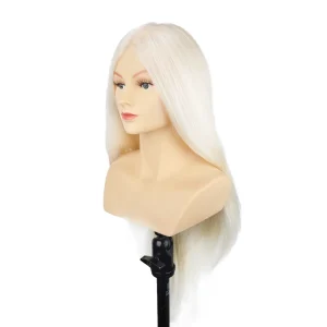 【12 packs】Mannequin-Head 50CM 20'' 100% Animal Hair For Women Long Hair Up & Down Hairstyle Styling - AliExpress Hair Tools & Accessories