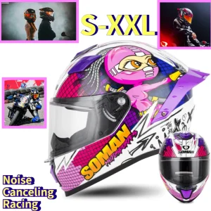 Full Face Motorcycle Helmet DOT & 3C Certified Warm & Noise Reduction Racing Gear Personalized Headgear for Men Women - AliExpress Motorcycle Equipments