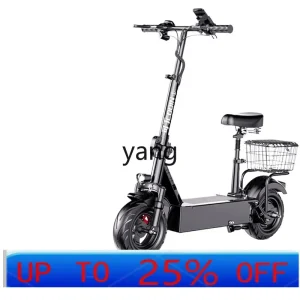 YJQ  folding electric car driving two-wheeled scooter men and women small car mini battery car - AliExpress Motorcycle & ATV