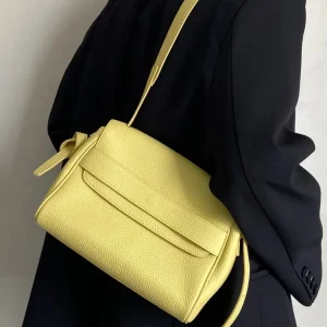 Spring Summer New Cowhide Womens Sling Bag Genuine Leather Shoulder Bags Casual Office Ladies Solid Color Crossbody Bag Female - AliExpress Women's Handbags