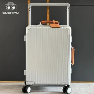 sushimu Suitcase Wide Handle Travel Suitcase Men 2026 Carry-On Luggage Women PC Aluminum Frame Trolley Case - AliExpress Hair Care & Styling