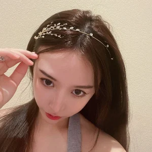 Rhinestone Willow Twig Hair Hoop Korean Simple Design for Women Daily Use Premium Sparkling Crystal Lightweight Hair Accessories - AliExpress Hair Care & Styling