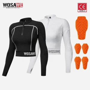 WOSAWE Women Summer Motorcycle Armor Jacket Lady Teens Girl Motocross Jacket CE Level 2 Protection Soft Motocross Clothing - AliExpress Motorcycle Equipments