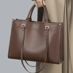 Leather tote bag, commuter large bag  new model simple and large-capacity computer bag, women's leather single-shoulder handbag - AliExpress Women's Handbags