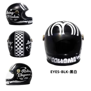 DOT Certification Vintage Motorcycle Helmet Gift Colour Sun Visor Cruise Moto Casco for Women Men Motorbike Travel for BMW - AliExpress Motorcycle Equipments