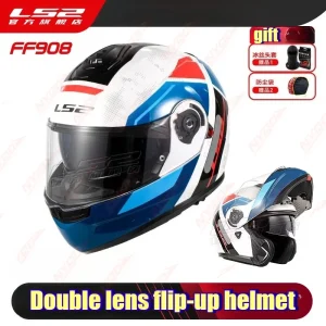 LS2 Motorcycle Dual-lens Peel-off Helmet for Men and Women Winter Anti-fog Full Helmet All-season Universal FF908 - AliExpress Motorcycle Equipments