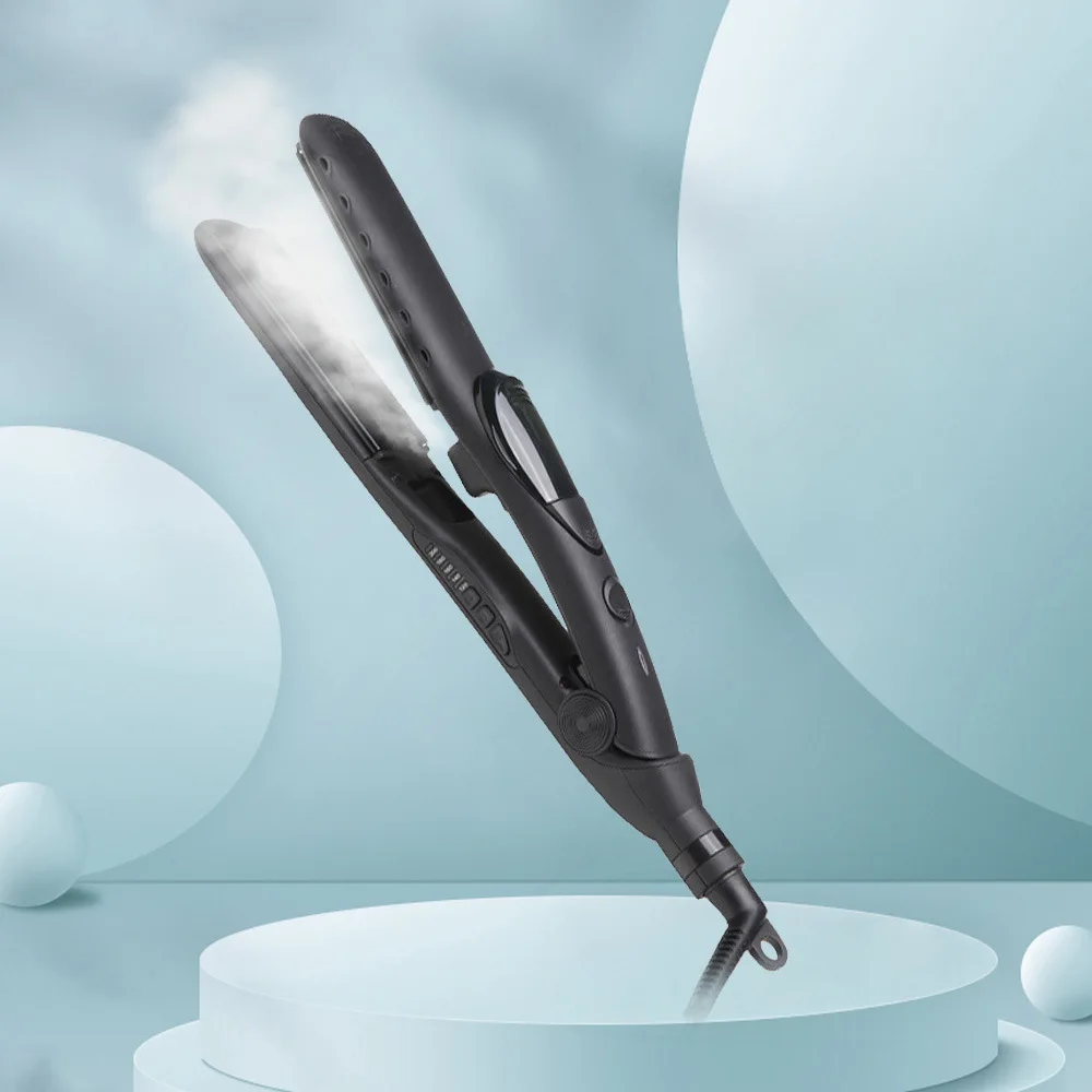 Steam Hair Straightener, Women's Hair Straightener with Temperature Adjustment Function, Heated Hair Straightener - AliExpress Hair Care & Styling