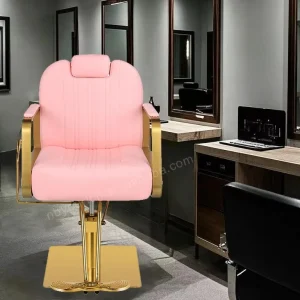 Hot Sales Lady Styling Chair Pink Gold Women's Salon Chair European Style Barber Chair for Beauty Salon - AliExpress Hair Care & Styling