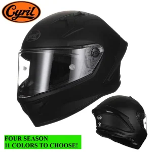 CYRIL R1 Helmet Motorcycle Full Helmet Men Women Locomotive Racing Riding Helm Four Seasons Streetcar BigTail casco moto - AliExpress Motorcycle Equipments