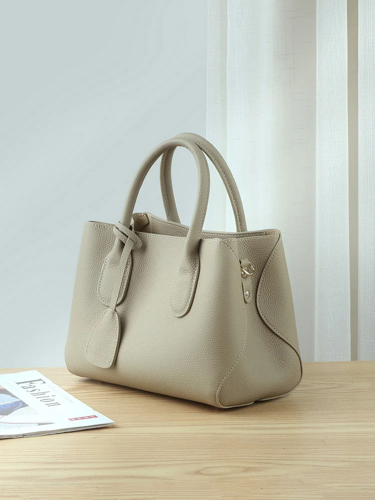 LuxuryWomen's Bag 2025 new premium sense single shoulder crossbody bag Large capacity first layer cowhide commuter handb - AliExpress Women's Handbags