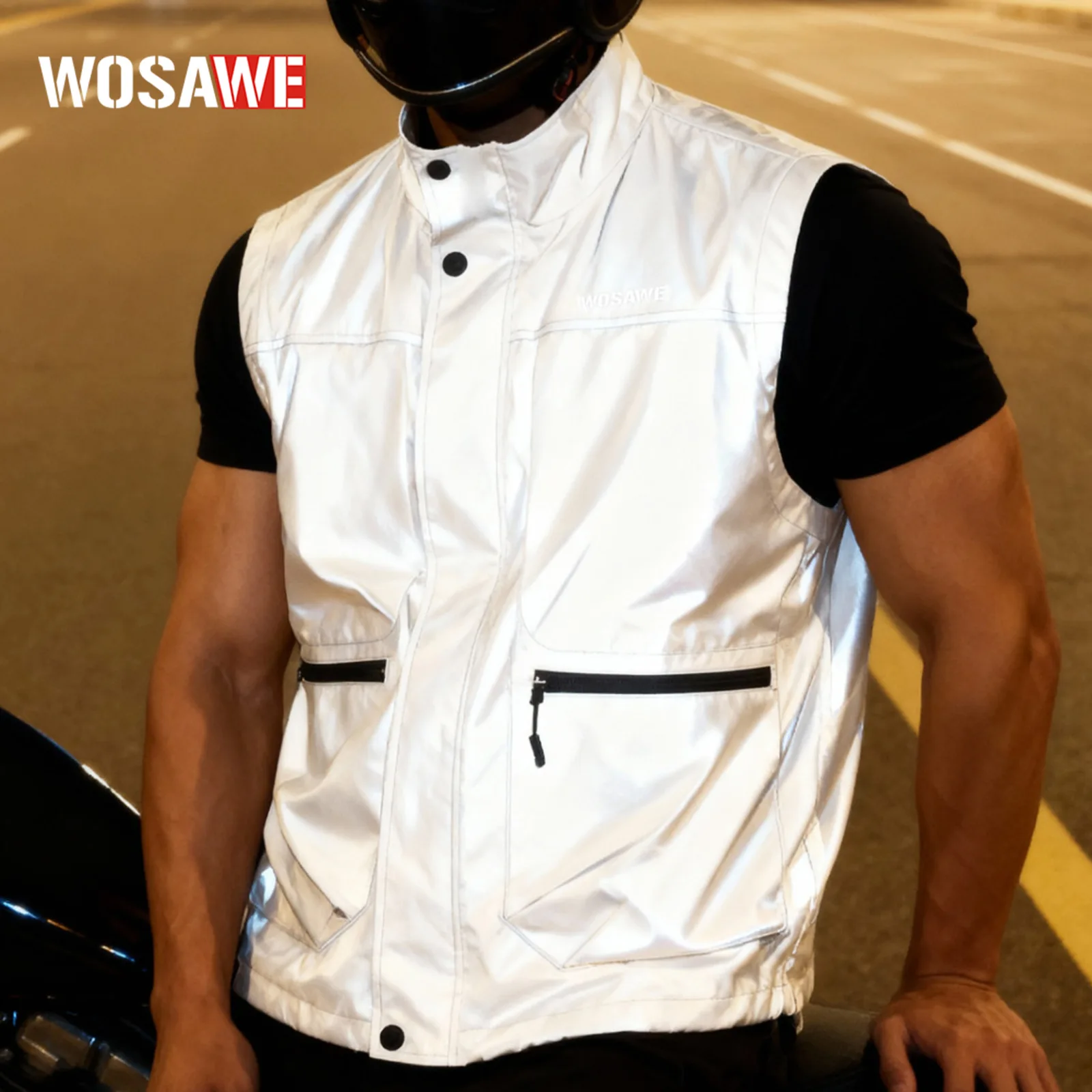 WOSAWE Men's Jacket with Hoodie and Waterproof Windbreaker for Men Women Cycling Hiking Running Hip Hop Jacket - AliExpress Motorcycle Equipments