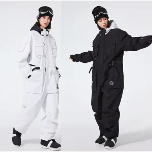 One-piece Ski Suit for Men and Women Winter Windproof Waterproof Warm Male Snowboarding Suit Ski Jacket Pant Female Ski Jumpsuit - AliExpress Motorcycle Equipments