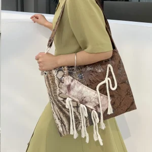 American Original Design, Sexy Snake Pattern Square Women's Bag, Personalized High-end Feeling One Shoulder Crossbody Bag Trendy - AliExpress Women's Handbags