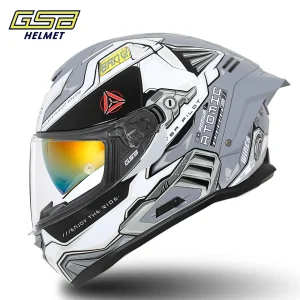 GSB T80 Motorcycle Helmet Men's and Women's Double Lenses All Seasons Universal Commuter Motorcycle Safety Helmet casco moto - AliExpress Motorcycle Equipments