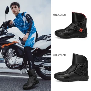 Men Women Waterproof Breathable Rally Boots Adventure Off-Road Motorcycle Boots Retro Autumn Black Leather Motorcycle Shoes - AliExpress Motorcycle Equipments