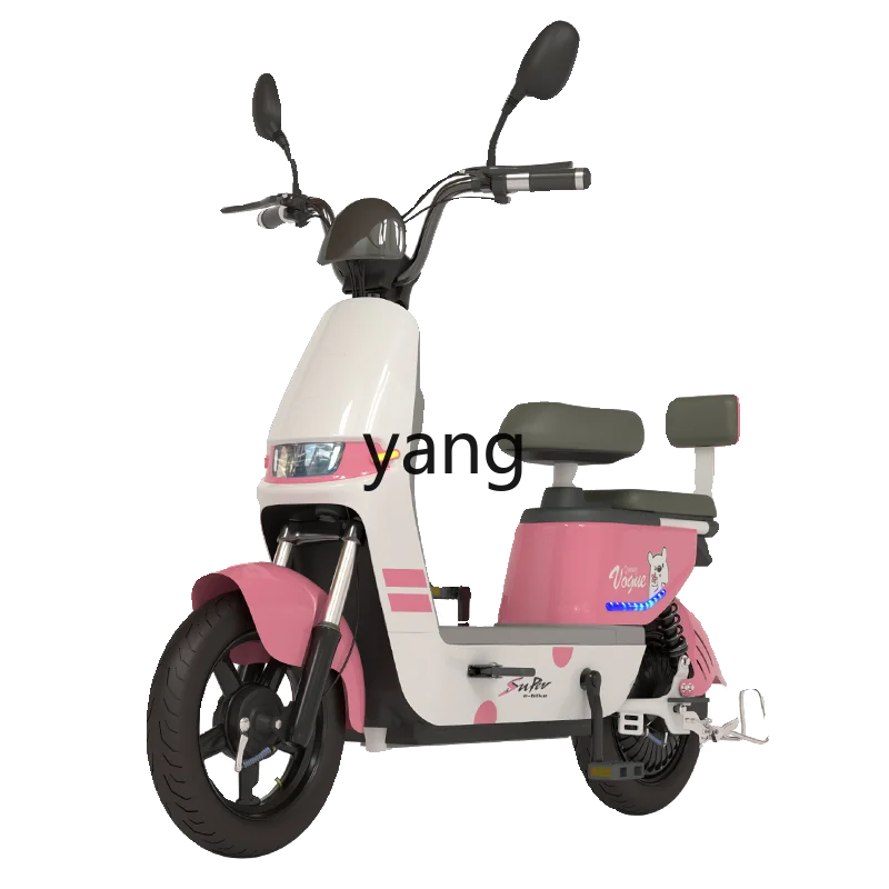 YQJ women's small electric vehicle adult two-wheeled transportation to help battery car - AliExpress Motorcycle & ATV