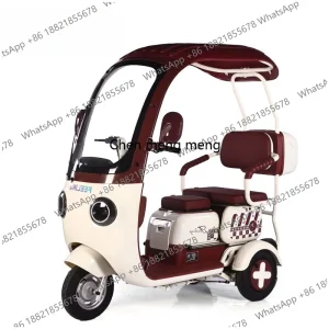 New electric tricycle with shed, adult household transportation, small women pick up children, the elderly battery car - AliExpress Motorcycle & ATV