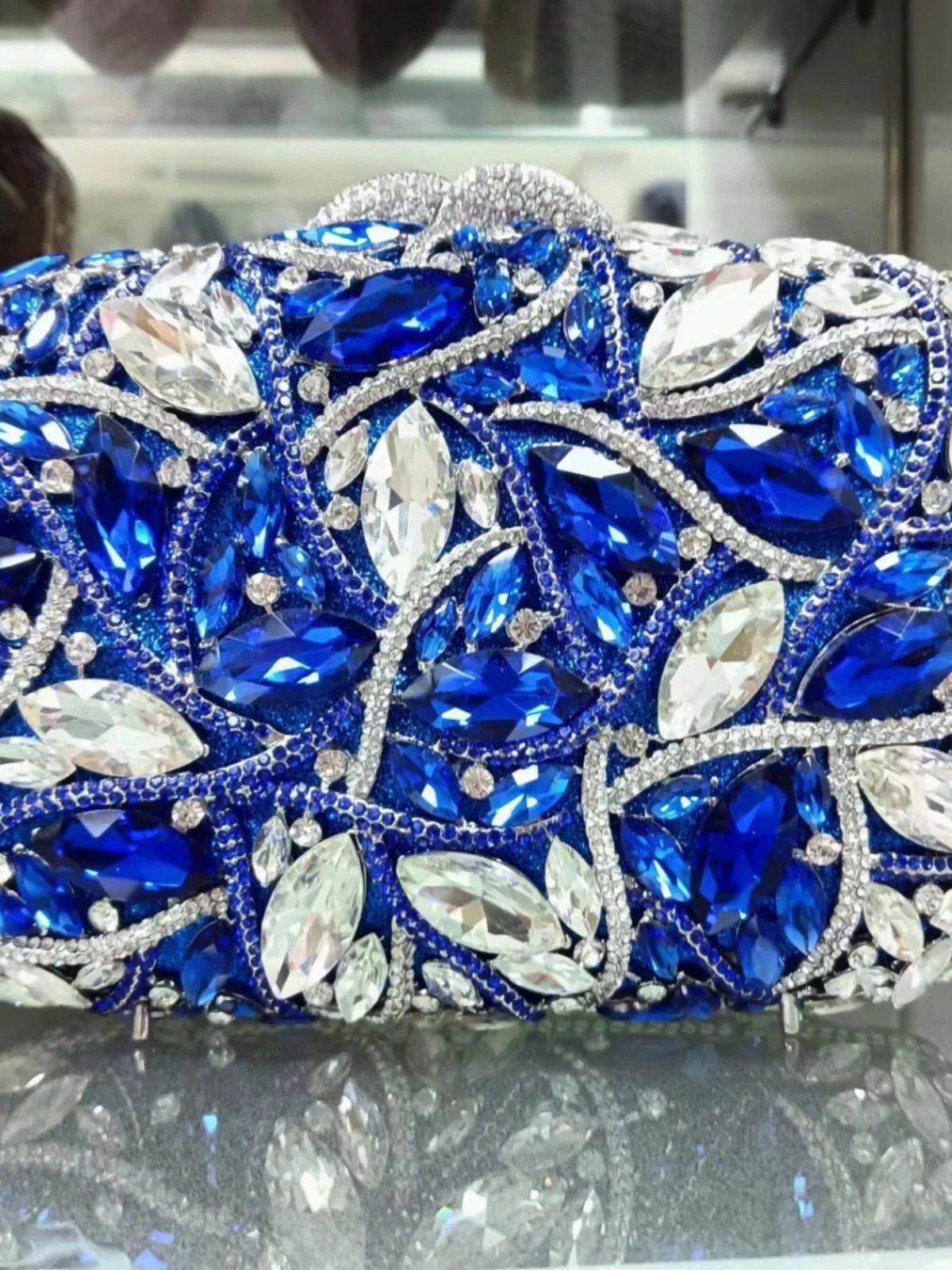 Diamond Embedded Evening Clutch Glass Diamond Handbag Sparkling Gemstone Water Diamond Party Bag Women's Handbag Shape - AliExpress Women's Handbags