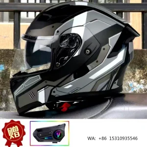 DOT 3C Certified Motorcycle Safety Helmet Full Face ABS Interface Four Seasons for Men and Women New Condition - AliExpress Motorcycle Equipments