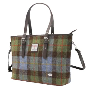 GLEN APPIN Authentic Harris Tweed Large Tote Bag for Women, Scottish Wool Shoulder Crossbody Purse with Adjustable Detachable Strap, Spey Tartan Plaid Daily Work Travel Top Handle Handbag - AliExpress Women's Handbags