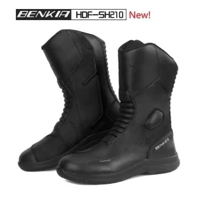 BENKIA HDF-SH210 Motocross Boots Men Women Motorcycle Waterproof Breathable Wears-resistant Anti Slip Riding Boots Reflective - AliExpress Motorcycle Equipments