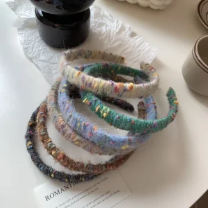 Premium Hand Wrapped Colorful Yarn Headband Vintage Style Daily Hair Accessory for Women Soft Breathable Adjustable - AliExpress Hair Care & Styling