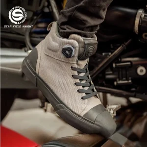 Men Women Motorcycle Boots Microfiber Motorbike Casual Racing Shoes Four Season Anti-slip Breathable Motocross Moto Biker Boots - AliExpress Motorcycle Equipments