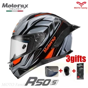 MOTORAX R50S motorcycle helmet full helmet men and women big tail helmet motorcycle casco moto motorcycle accessories - AliExpress Motorcycle Equipments