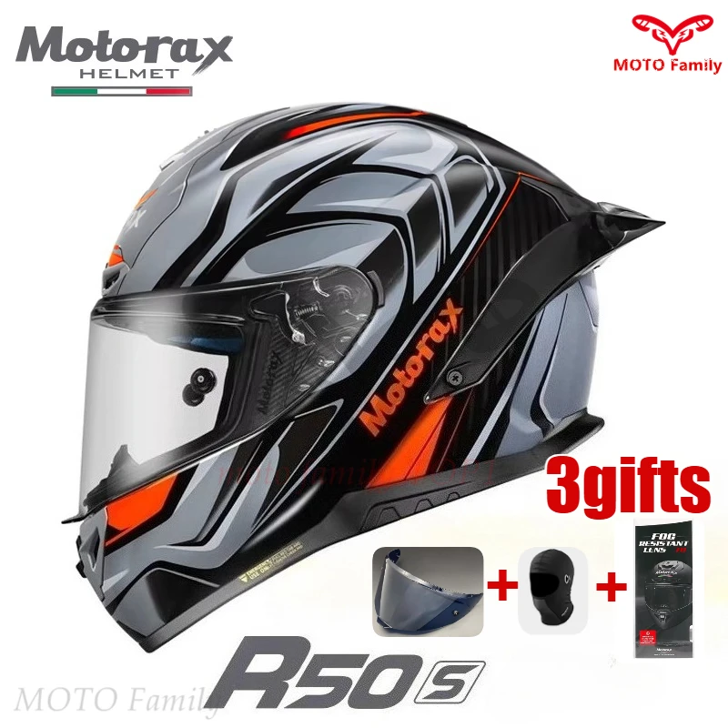 MOTORAX R50S motorcycle helmet full helmet men and women big tail helmet motorcycle casco moto motorcycle accessories - AliExpress Motorcycle Equipments