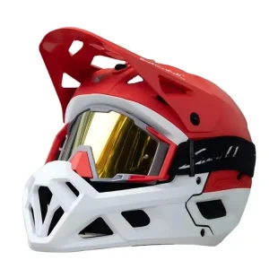 Mountain Bike Helmet for Men Women Downhill/Off-road Use One-Piece Full Helmet Goggles ABS/PC Shell Foam - AliExpress Motorcycle Equipments