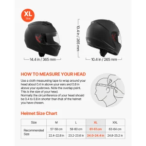 Full Face Motorcycle Helmets, Adult Motocross Dirt Bike Helmet with Clear Visor, Lightweight Comfortable Motorcycle Street Bike Helmet for Men and Women - DOT Approved (XL Size) - AliExpress Motorcycle Equipments