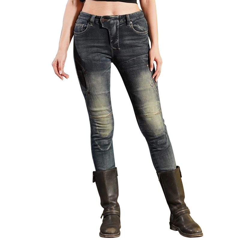 Uglybros Motorcycle Jeans Womens Pantshigh Elastic Motorbike Riding Rider Pants Motorpool Racing Pants With Protective - AliExpress Motorcycle Equipments